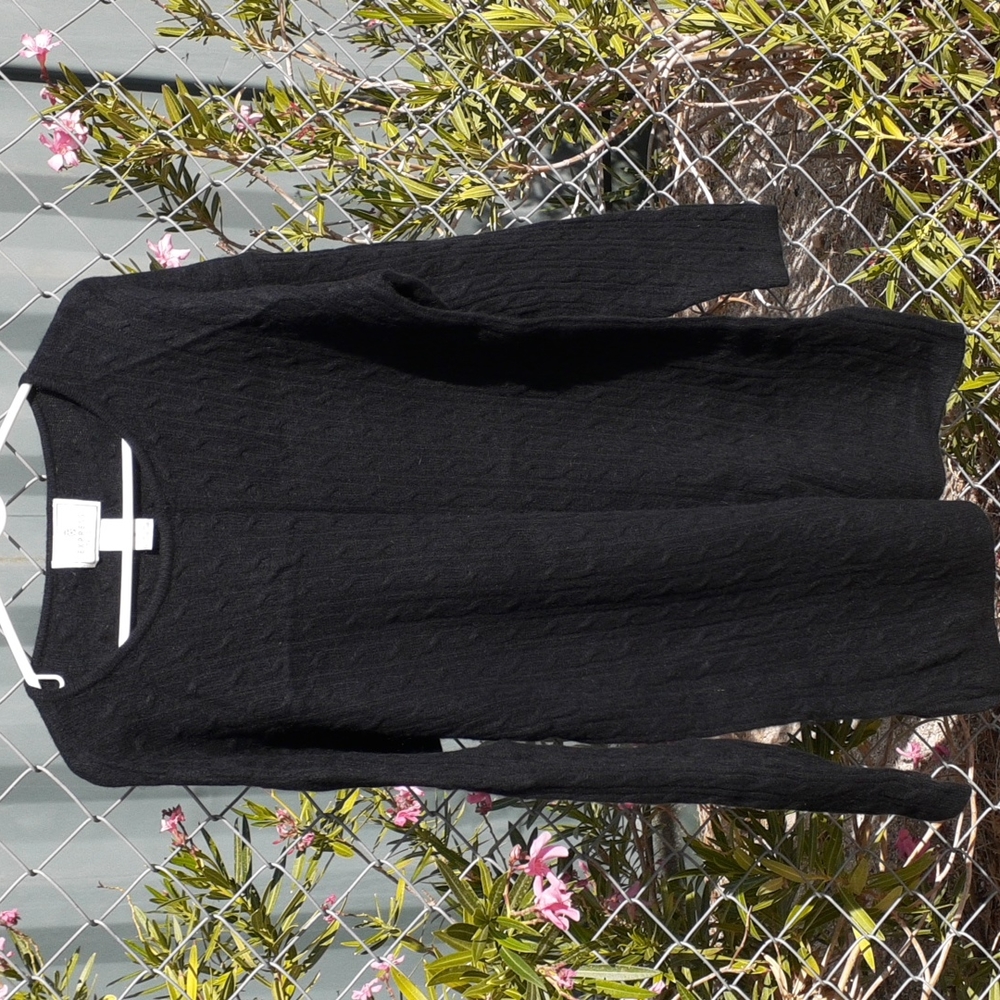 Express Tricot Black Lambswool Dress, Size M
